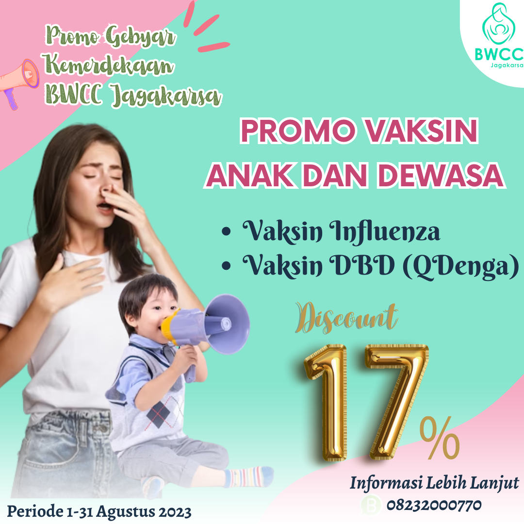Promo Vaksin Anak dan Dewasa BWCC Jagakarsa